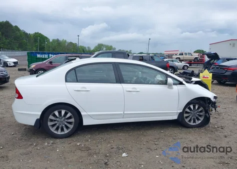 2009 Honda Civic Ex-L from USA, damaged, VIN 2HGFA16969H521298